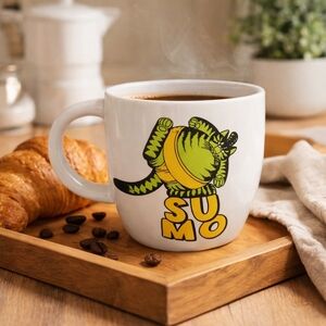 Funny Cat Mug 16oz • Sumo Cat Coffee Mug • Cute Cat Lover Gift